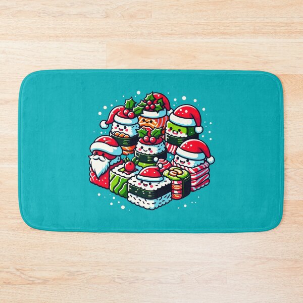 Item preview, Christmas Sushi Fiesta: Santa Hat Special designed and sold by TooniversalHub.