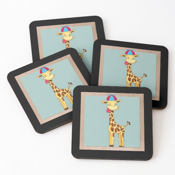 Item preview, Smiling giraffe designed and sold by ViaNature.