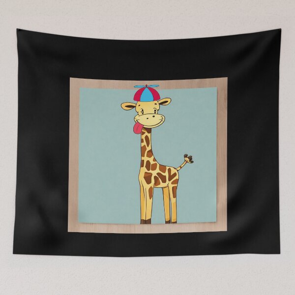 Item preview, Smiling giraffe designed and sold by ViaNature.