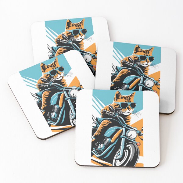 Item preview, Cool cat on a motorbike  designed and sold by robpritchard.