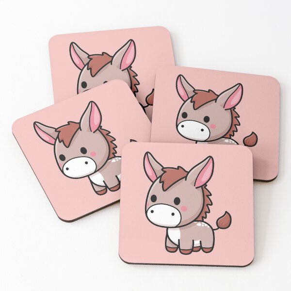 Item preview, Cute Donkey Cartoon designed and sold by MoasisArt.