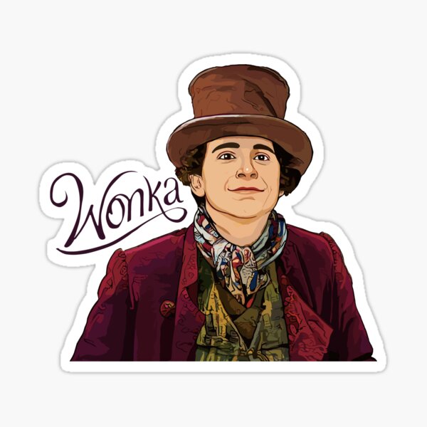 Willy Wonka 2023 Sticker for Sale by RYSIOTTO