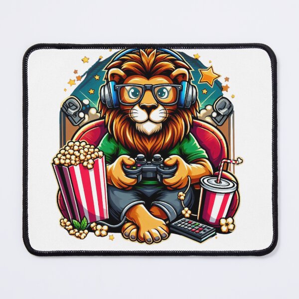 Item preview, Gaming Lion - Perfect for video games fans designed and sold by GalaxyGraffiti.