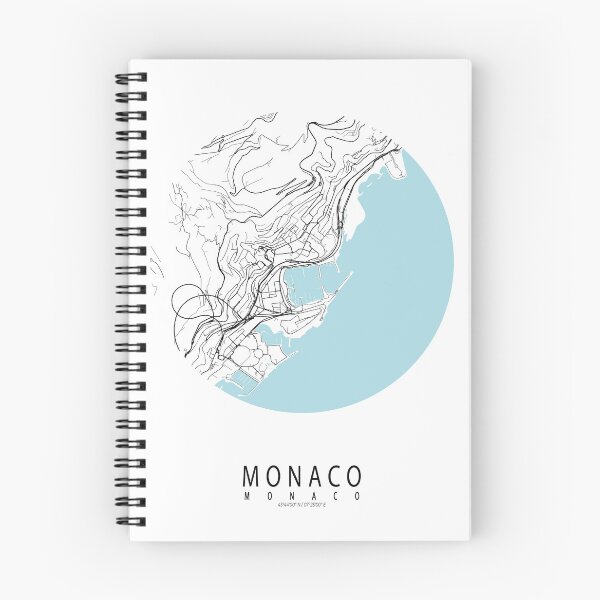 Item preview, Monaco City Map - Circle designed and sold by deMAP.