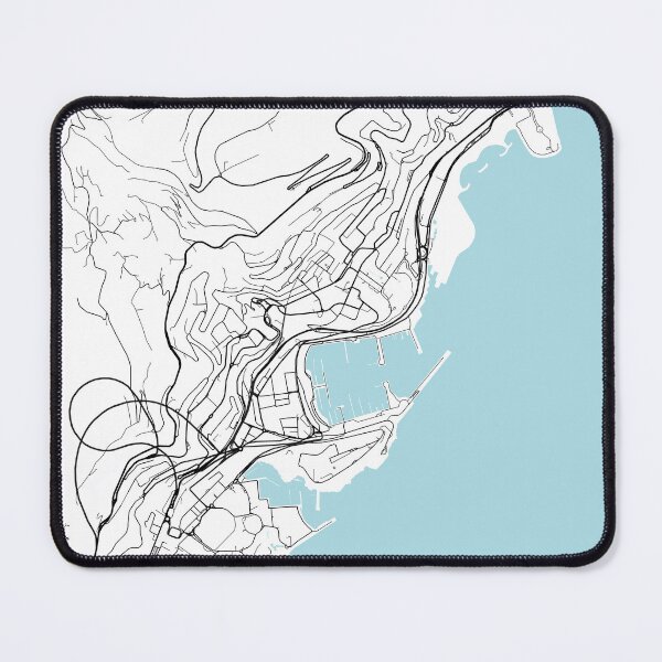 Item preview, Monaco City Map - Circle designed and sold by deMAP.