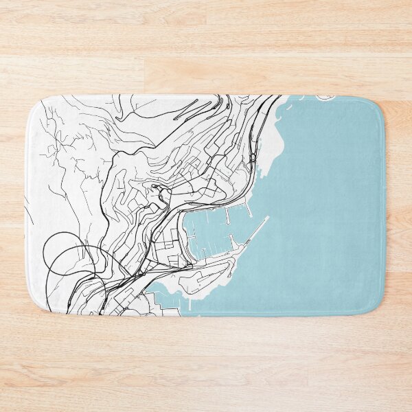 Item preview, Monaco City Map - Circle designed and sold by deMAP.