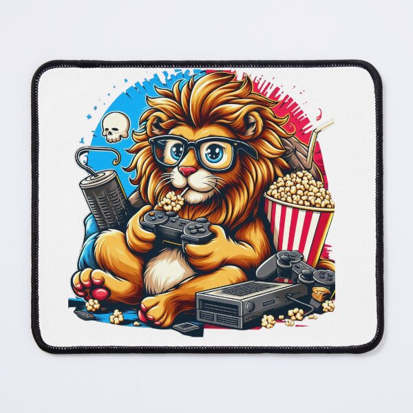 Item preview, Gaming Lion - Perfect for video games fans designed and sold by GalaxyGraffiti.