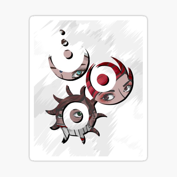 "Skin and Earth Character Symbols " Sticker for Sale by chrishirecat