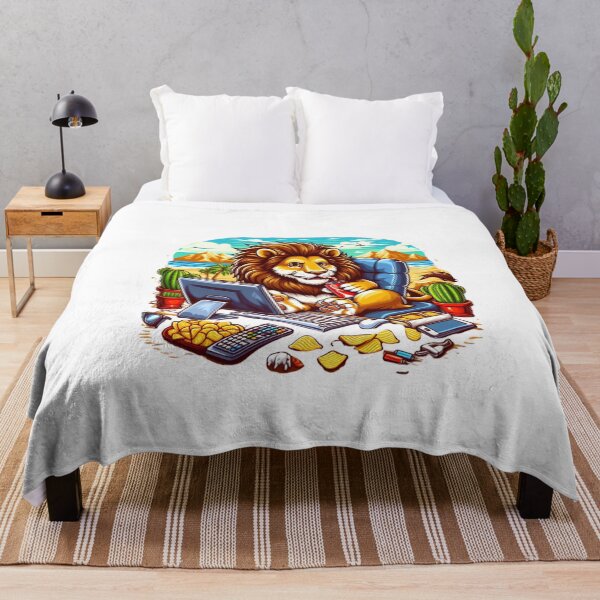 Item preview, Gaming Lion - Perfect for video games fans designed and sold by GalaxyGraffiti.