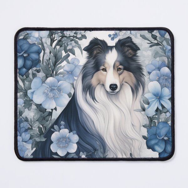 Item preview, Floral Sheltie  designed and sold by Nocturne  Paws.