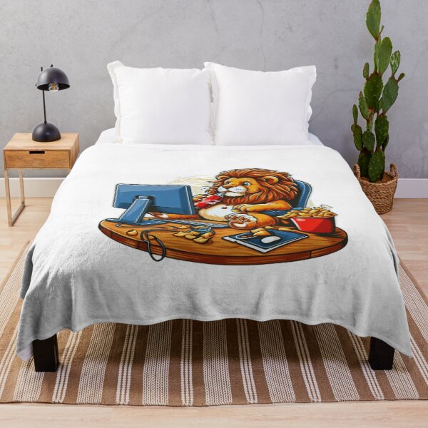 Item preview, Gaming Lion - Perfect for video games fans designed and sold by GalaxyGraffiti.