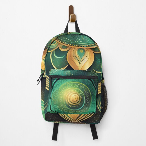 Item preview, Celestial Carnival Boho Green Mandala Delight designed and sold by SpiritualManda.