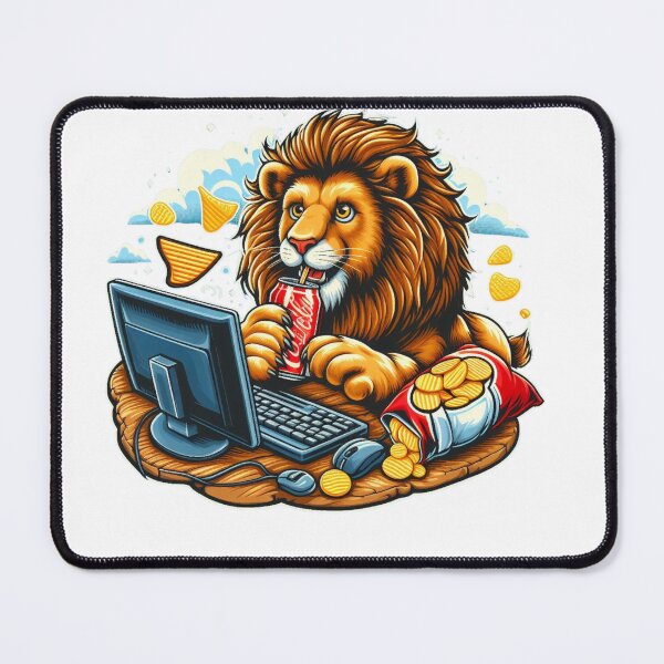Item preview, Gaming Lion - Perfect for video games fans designed and sold by GalaxyGraffiti.