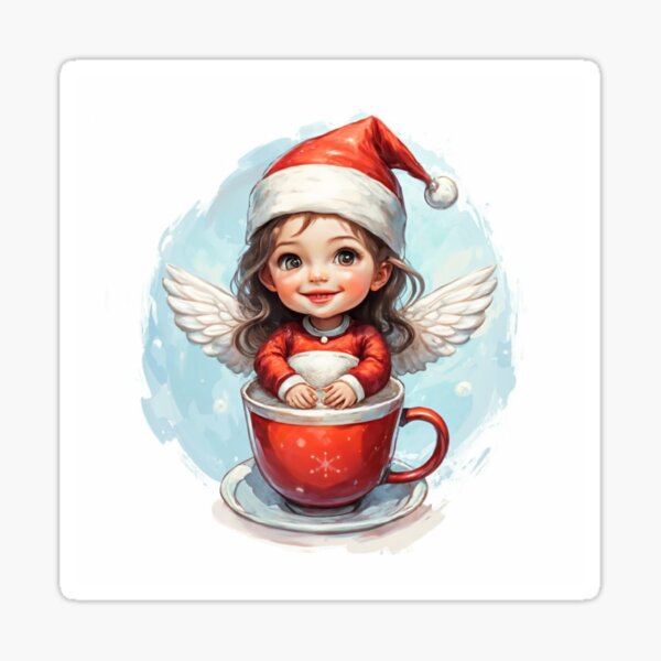 Item preview, little angle Christmas Holiday designed and sold by wawaart.