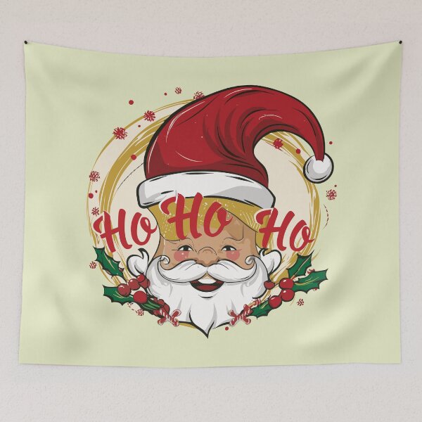 Item preview, Ho Ho Ho! Merry Christmas and Happy Holidays from Santa Claus! designed and sold by Delemore Art.
