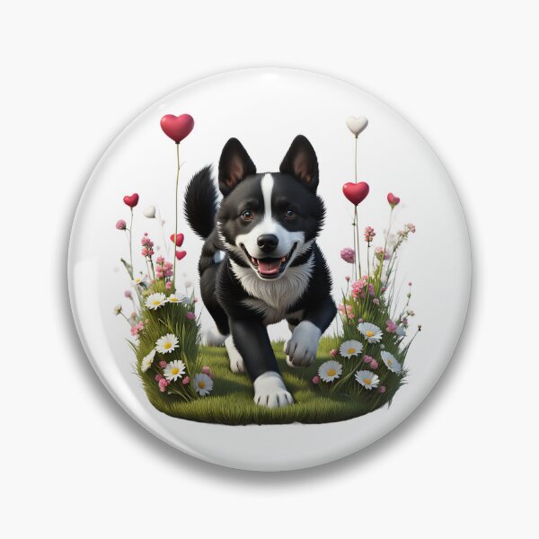 Item preview, Cute playful Karelian Bear Dog designed and sold by Kaleddis.
