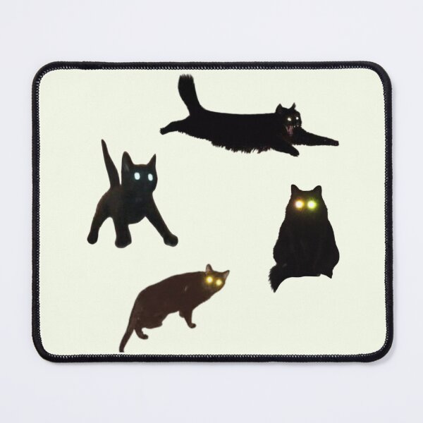 Item preview, black void cursed cat meme (set 1) pack designed and sold by mooneko.