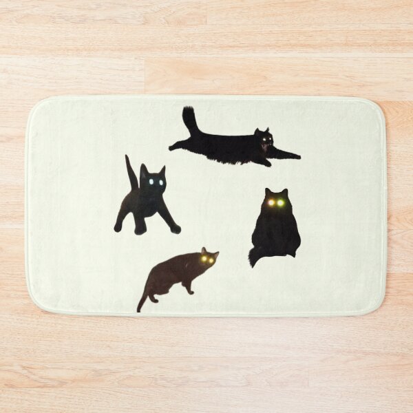Item preview, black void cursed cat meme (set 1) pack designed and sold by mooneko.