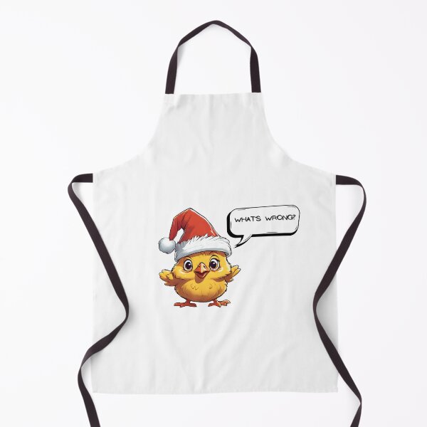 Item preview, Chicken in santa hat designed and sold by AnnMaryGreenArt.