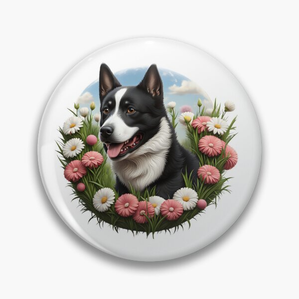 Item preview, Cute playful Karelian Bear Dog designed and sold by Kaleddis.