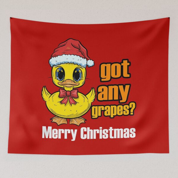 Artikelvorschau, Frohe Weihnachten: Haben Sie Weintrauben? Duck Song Weihnachtsausgabe entworfen und verkauft von FEBRICAST.