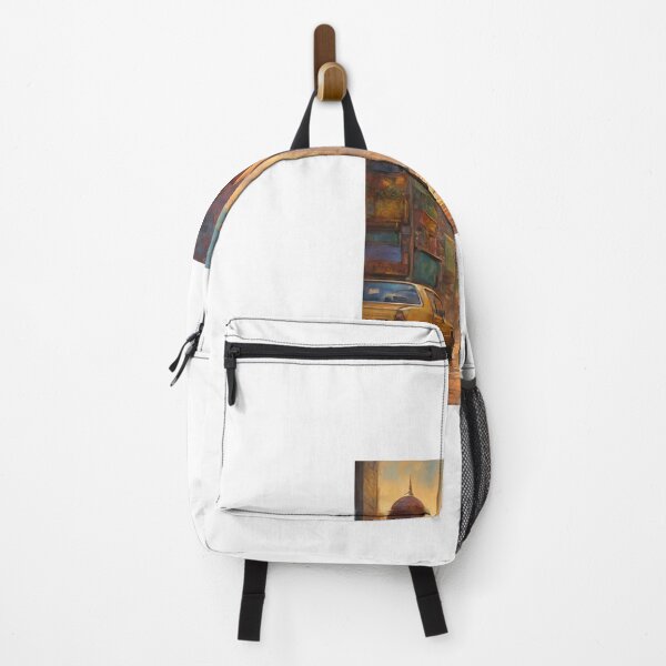 Item preview, A child going to school and looking at skyscrapers designed and sold by AmrTaha86.