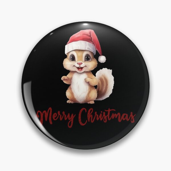 Item preview, Smiling Squirrel (Merry Christmas)  designed and sold by ViaNature.