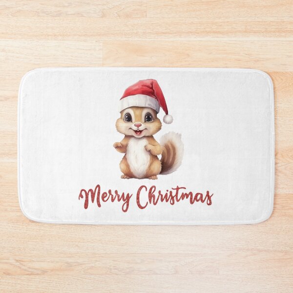 Item preview, Smiling Squirrel (Merry Christmas)  designed and sold by ViaNature.