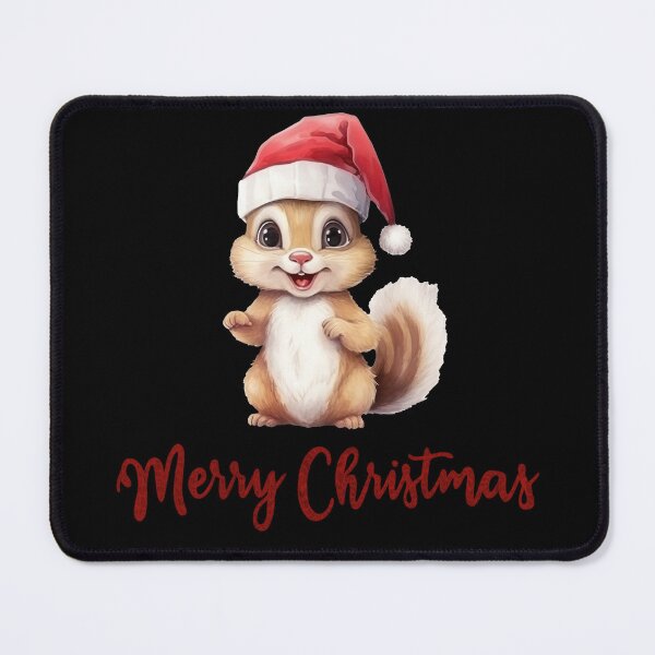 Item preview, Smiling Squirrel (Merry Christmas) designed and sold by ViaNature.