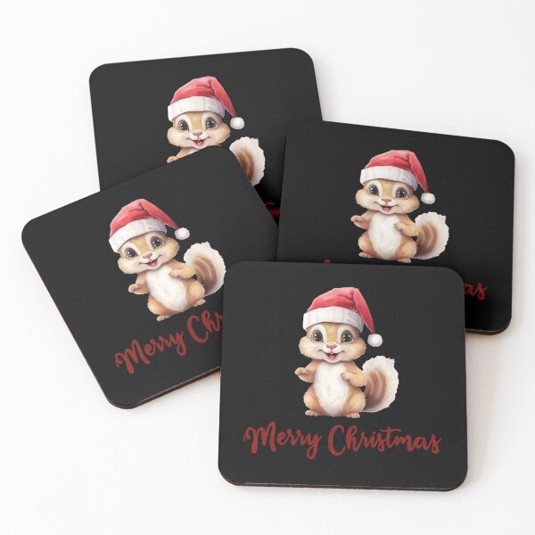 Item preview, Smiling Squirrel (Merry Christmas)  designed and sold by ViaNature.
