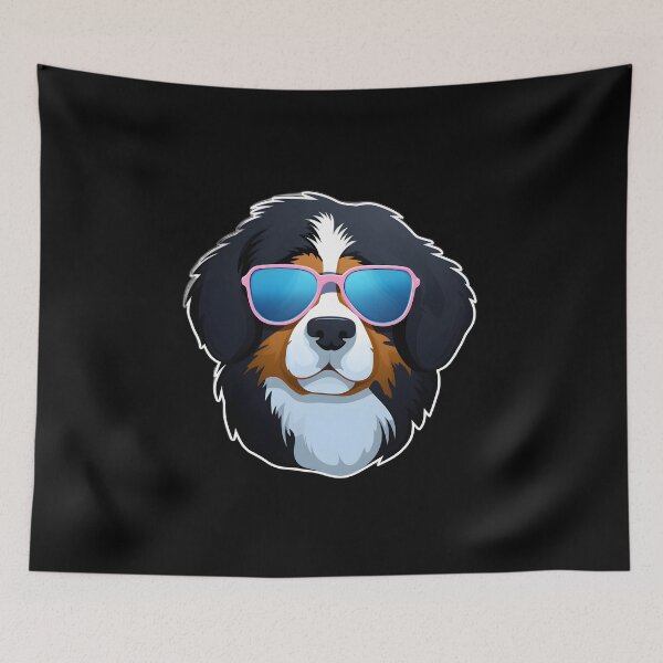 Item preview, Bernese Mountain Dog in Cool Sunglasses designed and sold by CUTEDOGGIEZ.
