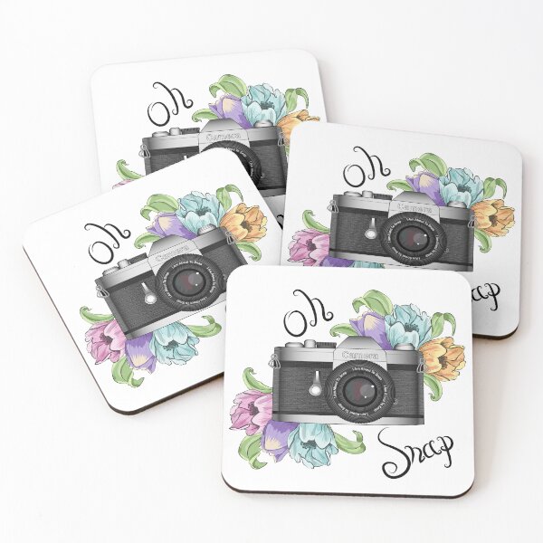 Item preview, Oh Snap Vintage Floral Camera designed and sold by Ayesha Saleem.