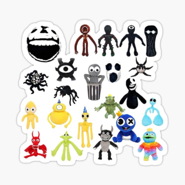 Stickers pack of all characters of Roblox doors game  Spiral