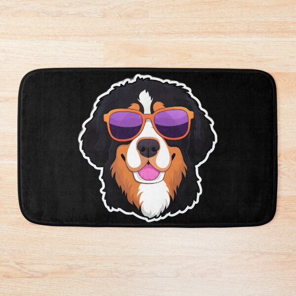 Item preview, Silly Glasses Bernese Mountain Dog designed and sold by CUTEDOGGIEZ.
