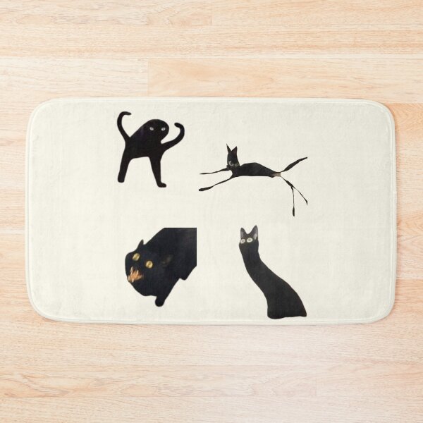 Item preview, black void cursed cat meme (set 2) pack designed and sold by mooneko.