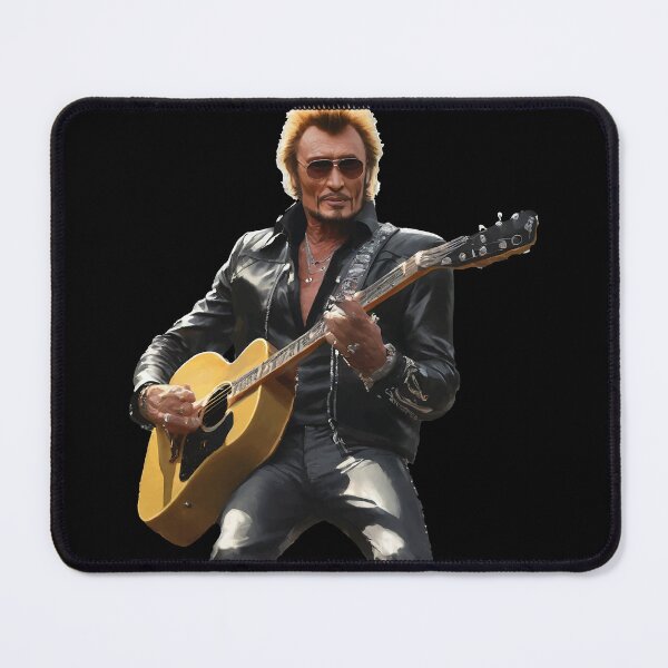 Item preview, Johnny Halliday T-shirt designed and sold by Didier Junk.