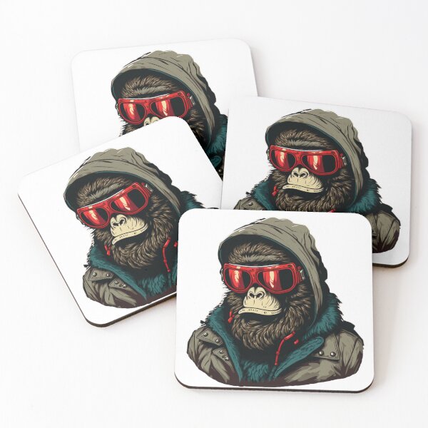Item preview, Gorilla Snowboarder designed and sold by ARIUSTR.