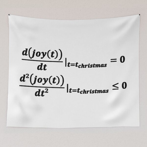 Item preview, Joy is always maximal in christmas, math christmas designed and sold by NoetherSym.
