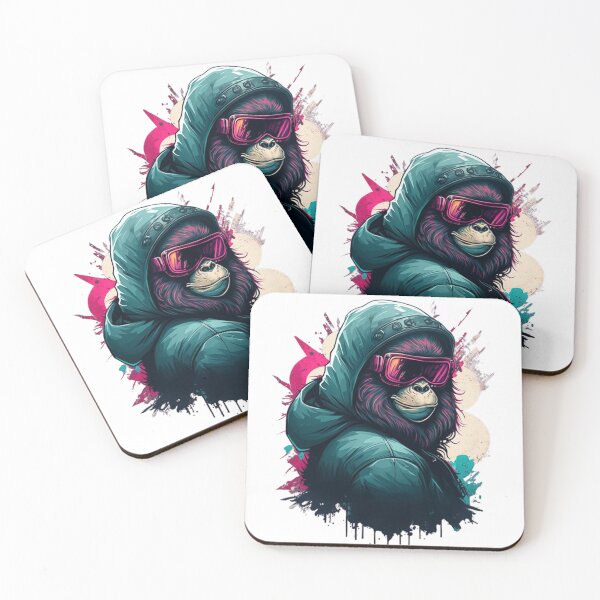 Item preview, Gorilla Snowboarder designed and sold by ARIUSTR.