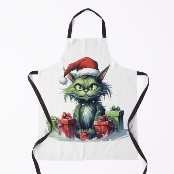 Item preview, Green Cat Christmas designed and sold by slicksdesigns.