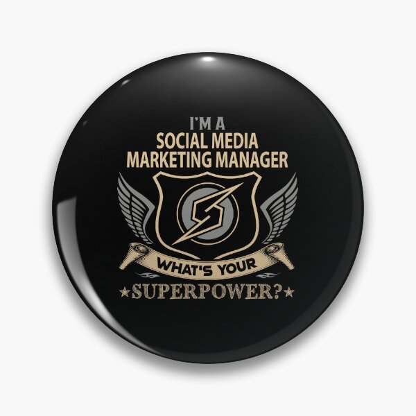 Item preview, Social Media Marketing Manager - Superpower designed and sold by alphatinost.