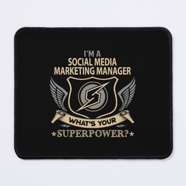 Item preview, Social Media Marketing Manager - Superpower designed and sold by alphatinost.