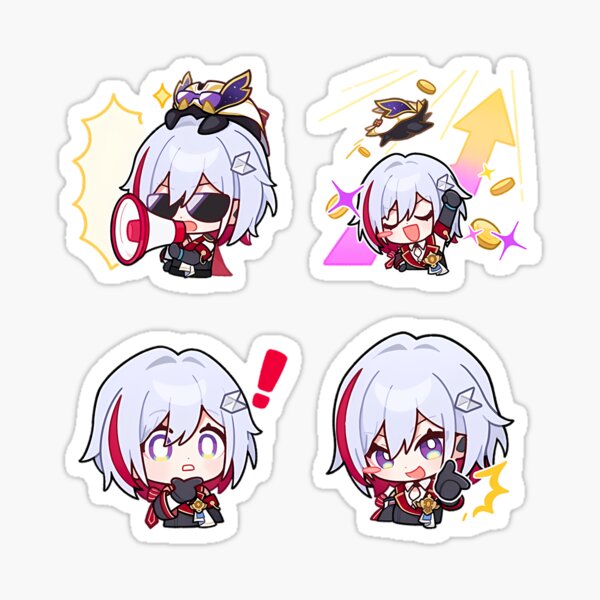 Item preview, Topaz Sticker Set, Honkai: Star Rail designed and sold by Astral Drop.