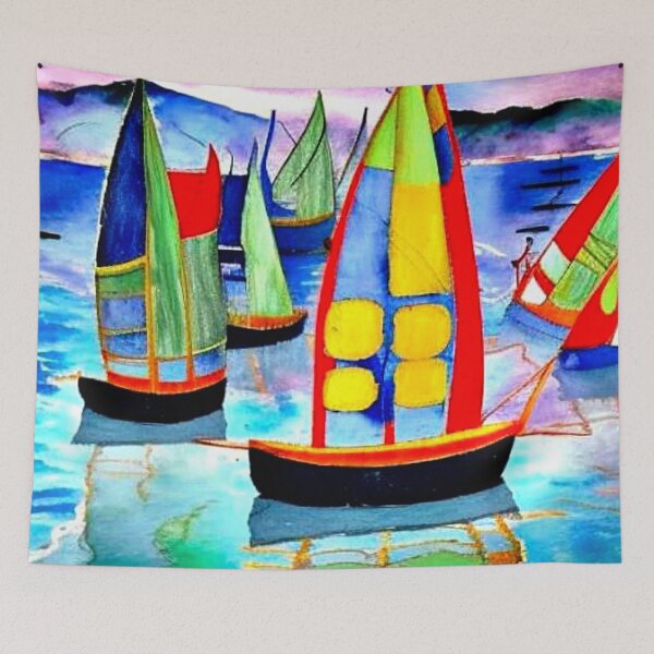 Item preview, Dinghy Race designed and sold by George Hutton Hunter.