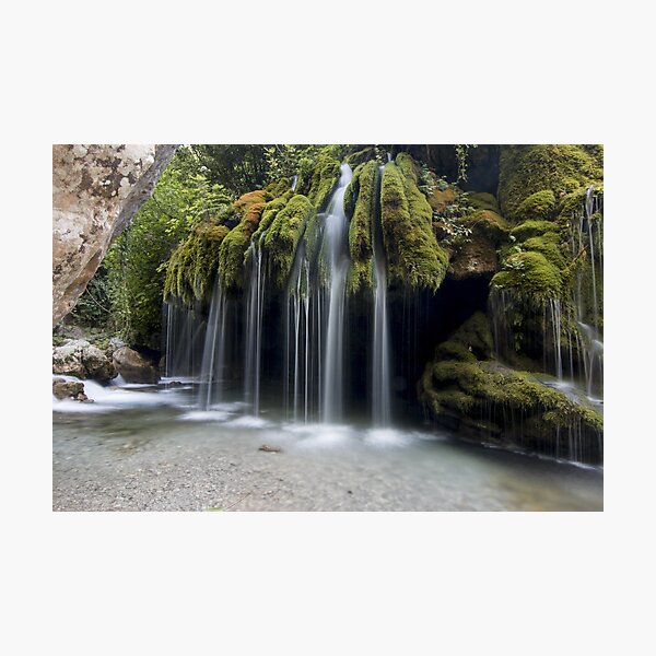 Capelli di Venere waterfalls Photographic Print