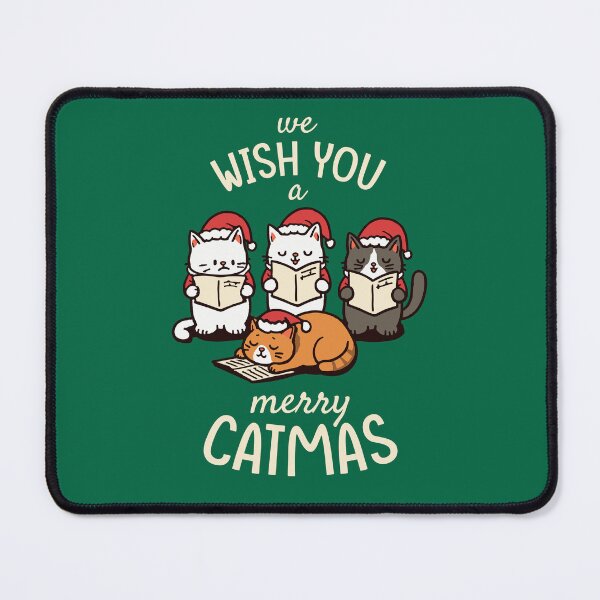 Item preview, Caroling Cats - We Wish You a Merry Catmas designed and sold by BoundlessWorks.