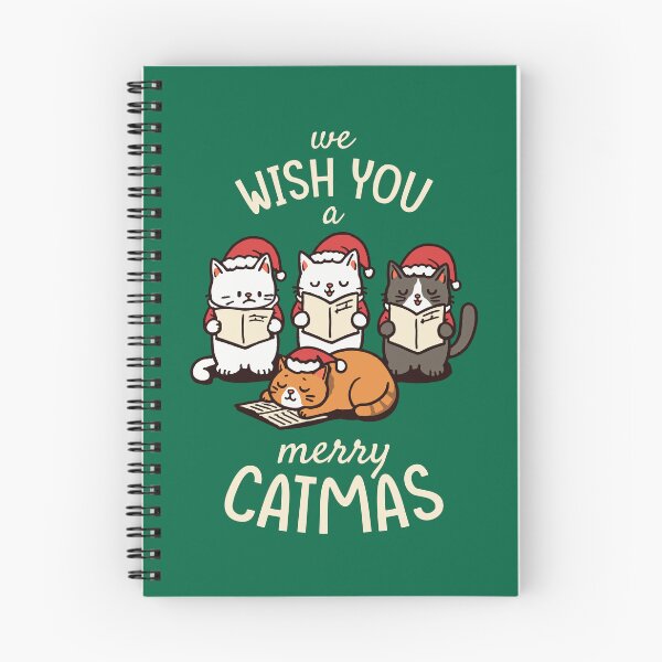 Item preview, Caroling Cats - We Wish You a Merry Catmas designed and sold by BoundlessWorks.