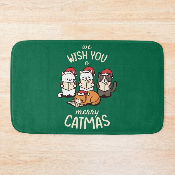 Item preview, Caroling Cats - We Wish You a Merry Catmas designed and sold by BoundlessWorks.