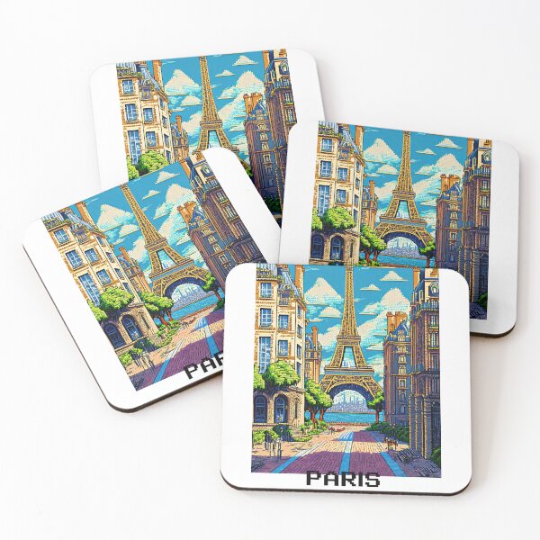 Item preview, Paris 8bit art designed and sold by Captain  Szybki.