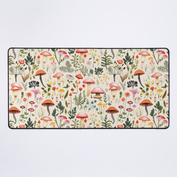 Artikelvorschau, Fungi Fantasia: A Mushroom Pattern Collection - Design 1 entworfen und verkauft von kawaiidoodlesuk.